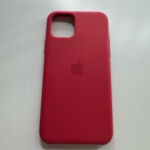 Apple Crimson Silicone iPhone 11 Pro Case